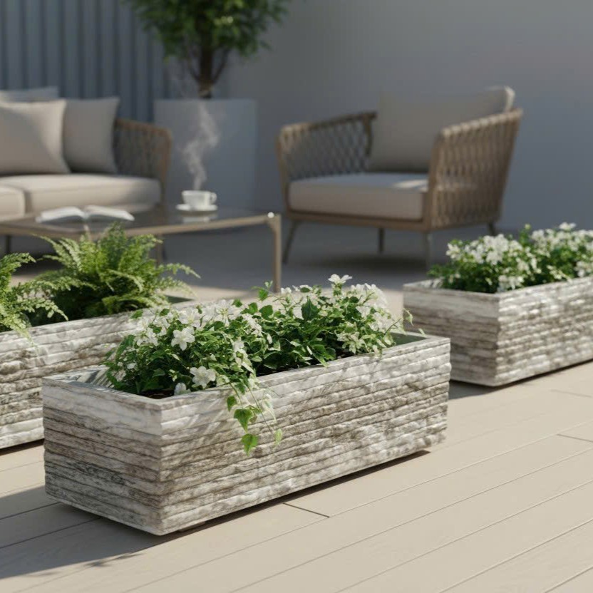 PL-03 - Ridged Trough Planter