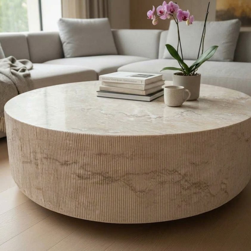 TB-01 - Drum Coffee Table