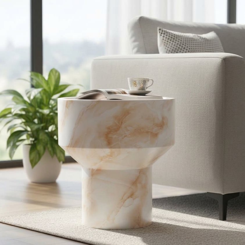 TS-13 - Stacked Cylinder Stool